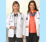 ladies lab coats