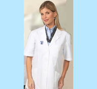 ladies short sleeve lab coats