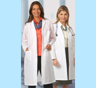 ladies full length lab coats